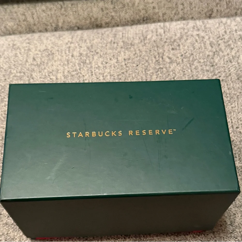Starbucks Reserve Green & Gold Espresso Mug & Saucer Set - Picture 2 of 7